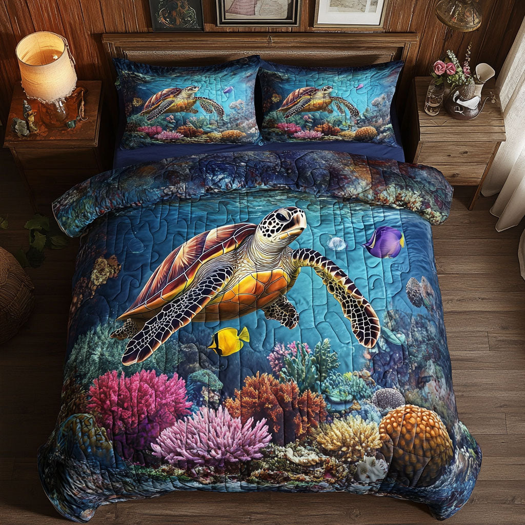 Turtle Ocean WT0602006CL Duvet Cover Set