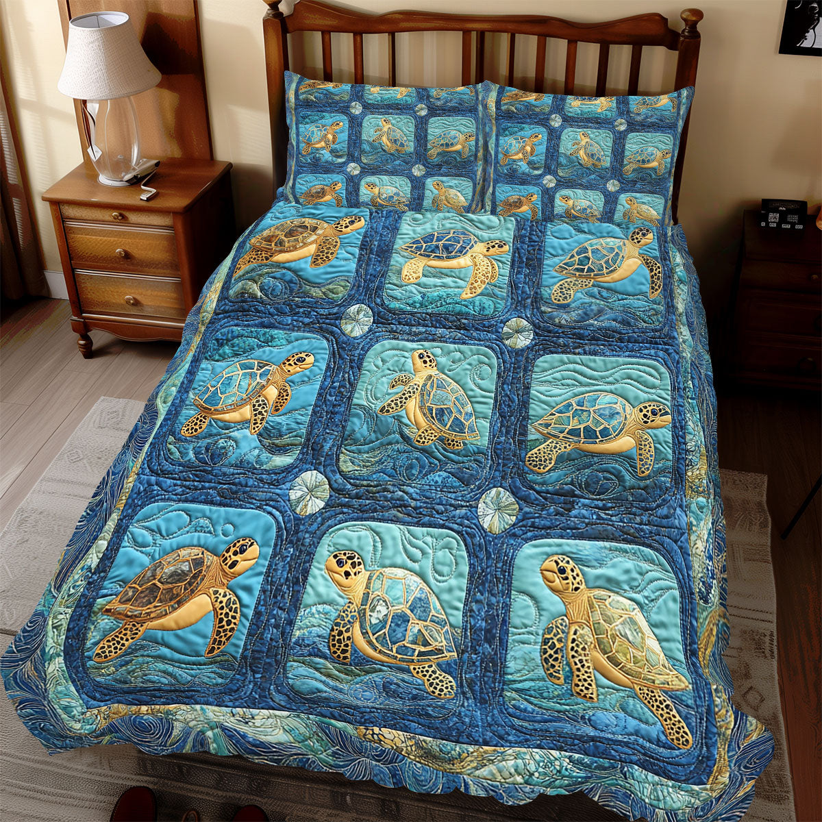 Graceful Turtle WX2512088CL Duvet Cover Set