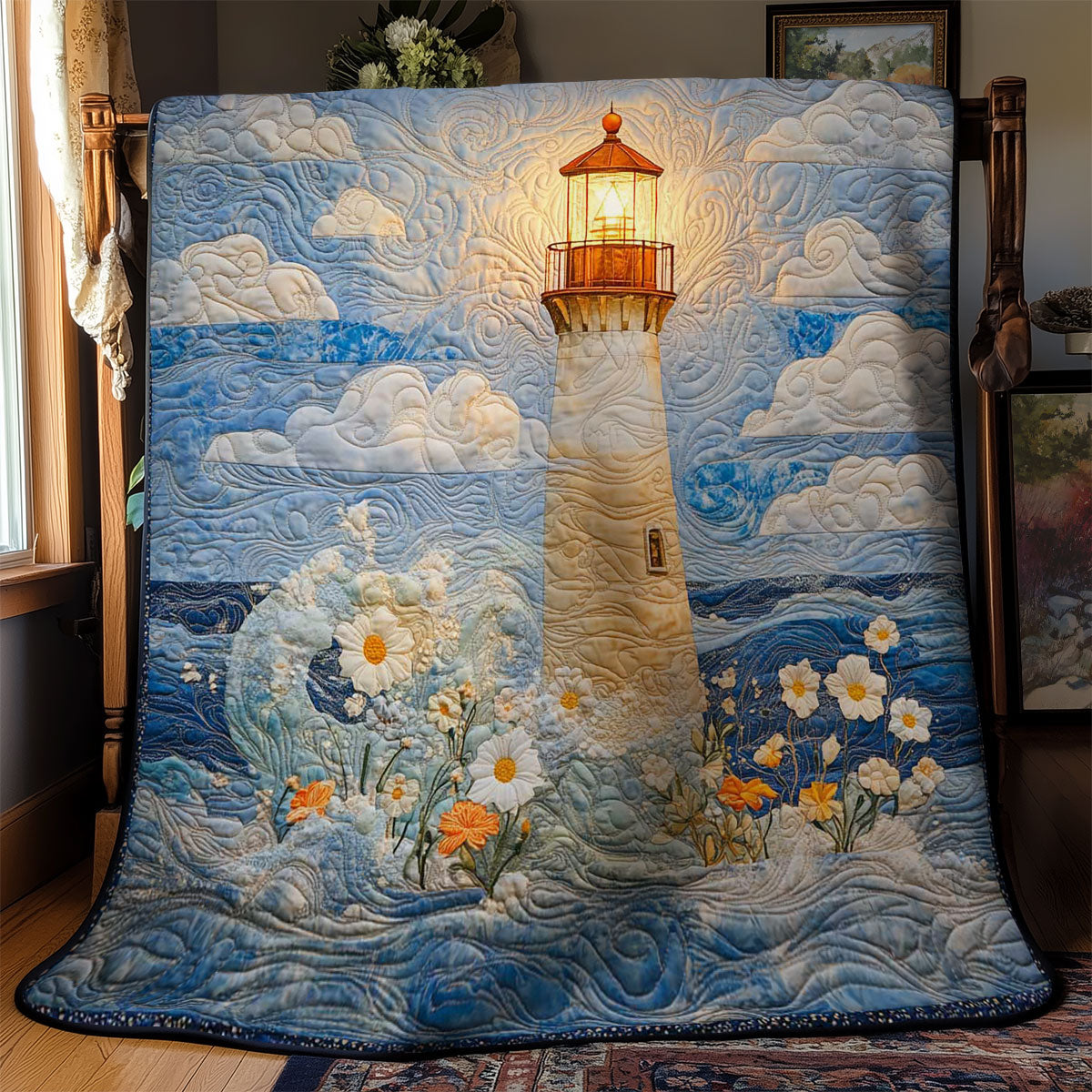 Peaceful Lighthouse WN2403092CL Quilt