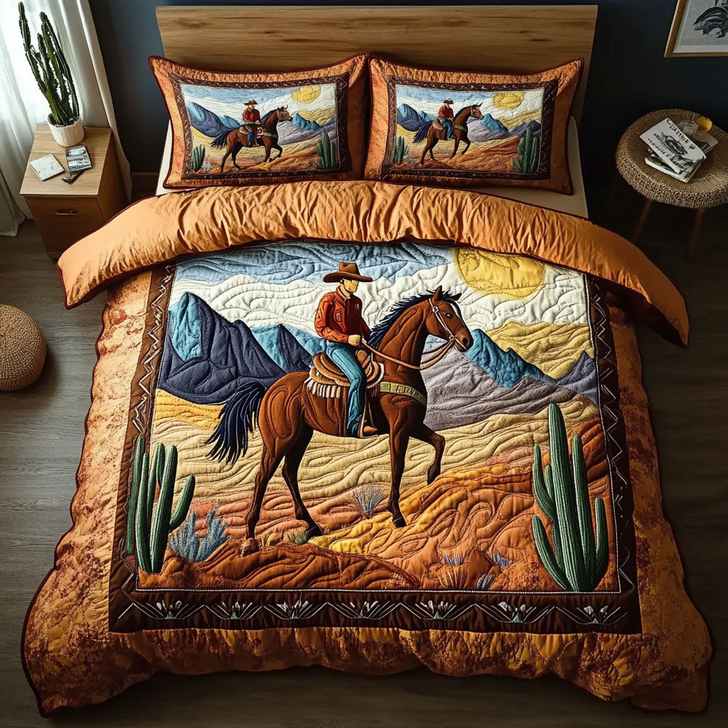 Mountain Range Cowboy WN0110038CL Duvet Cover Set