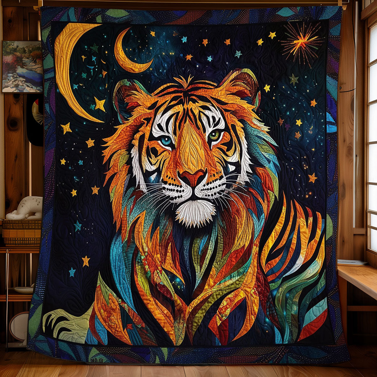 Star Night Tiger CP1404051CL Quilt