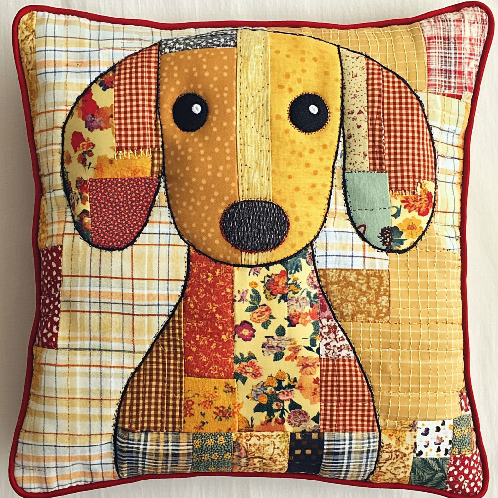Dachshund CM2403022CL Quilt Pillow Case