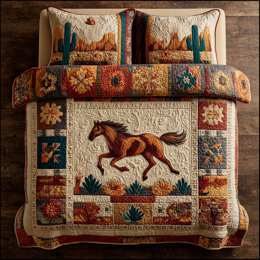 Wild Mustang CW0409018CL Duvet Cover Set