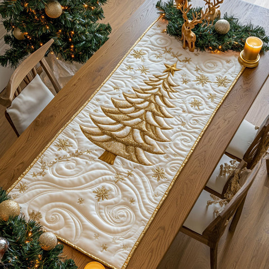Sparkling Tree WY0505033CL Quilted Table Runner