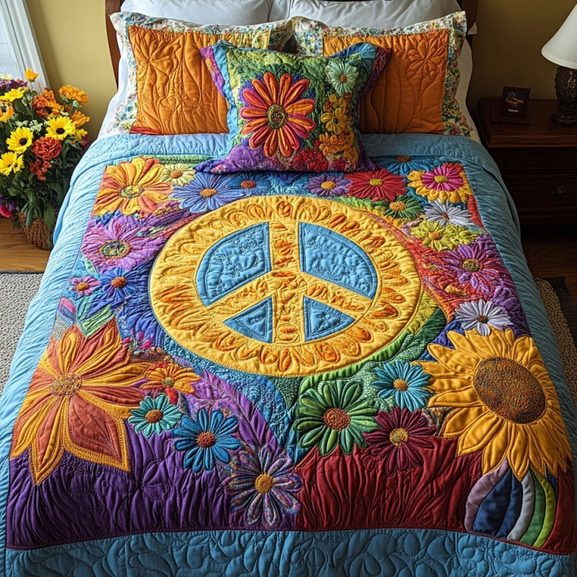 Peace Sign XR2909002CL Duvet Cover Set