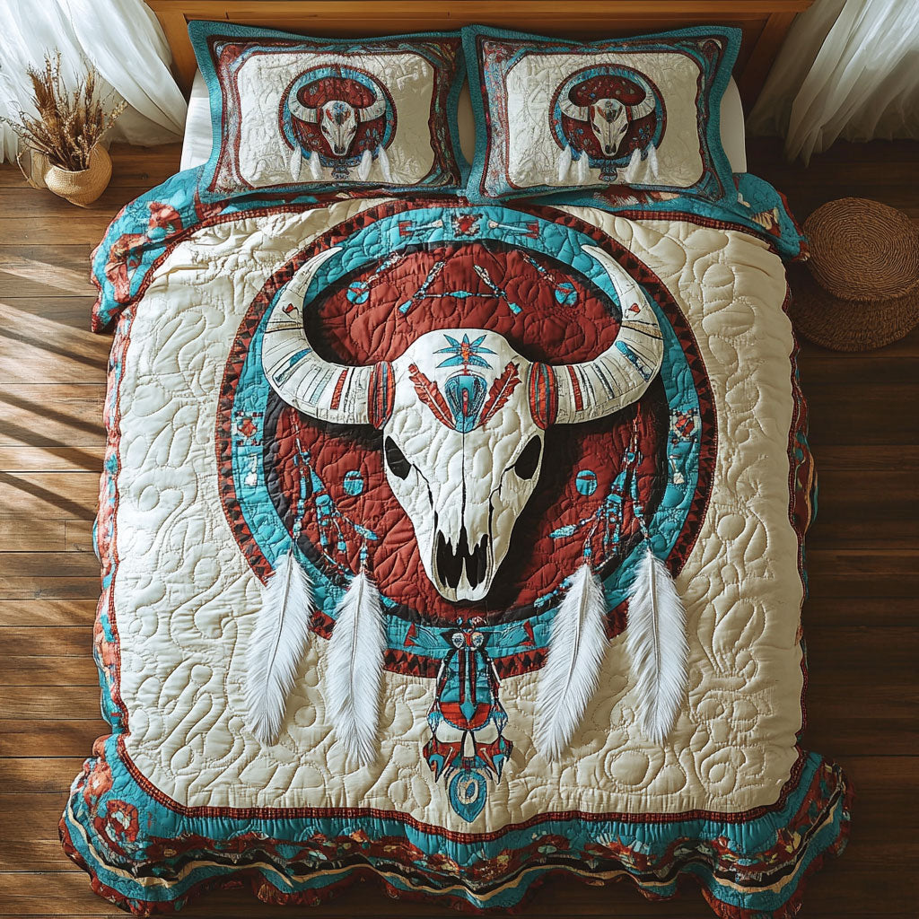 Sacred Native Bones WY1908069CL Duvet Cover Set