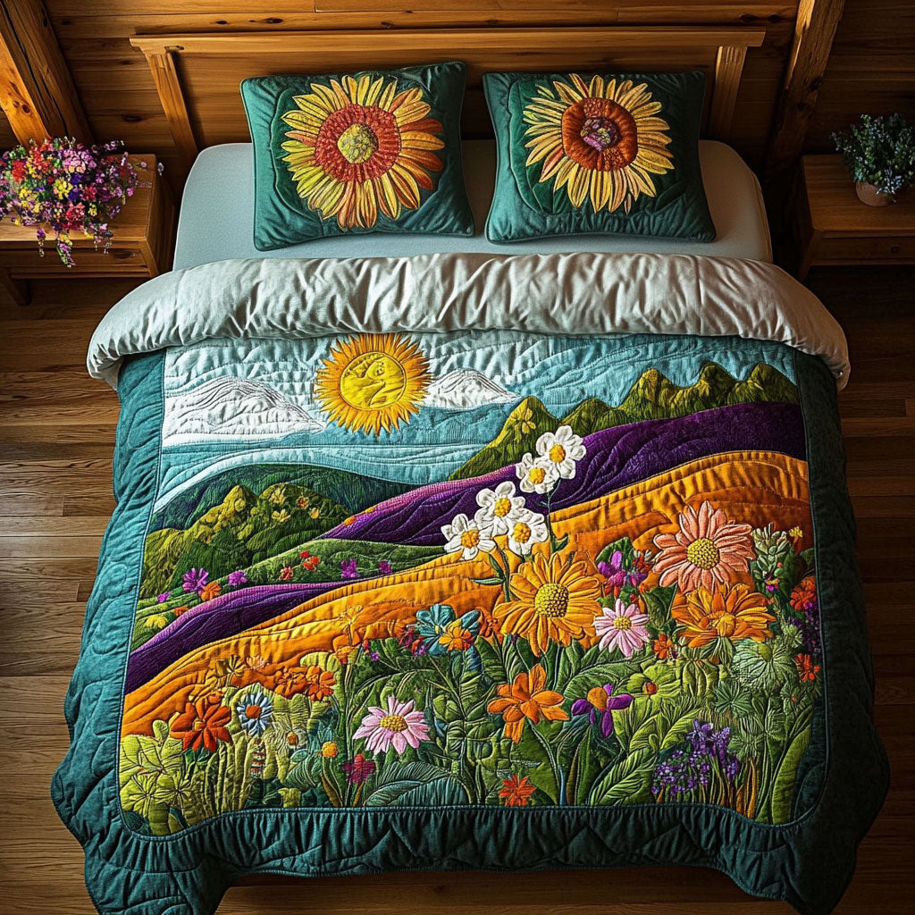 Floral Symphony WY0807046CL Duvet Cover Set