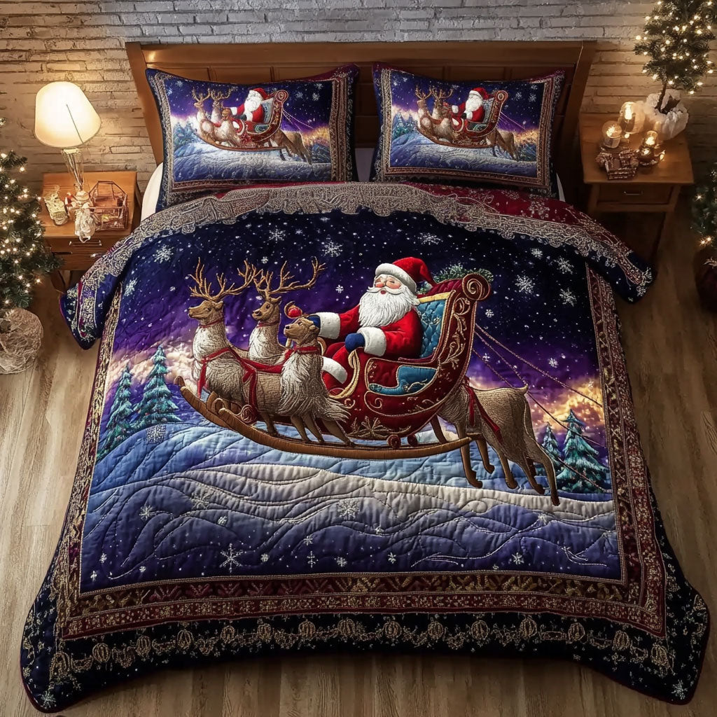 Santa Silent Night WN0210058CL Duvet Cover Set