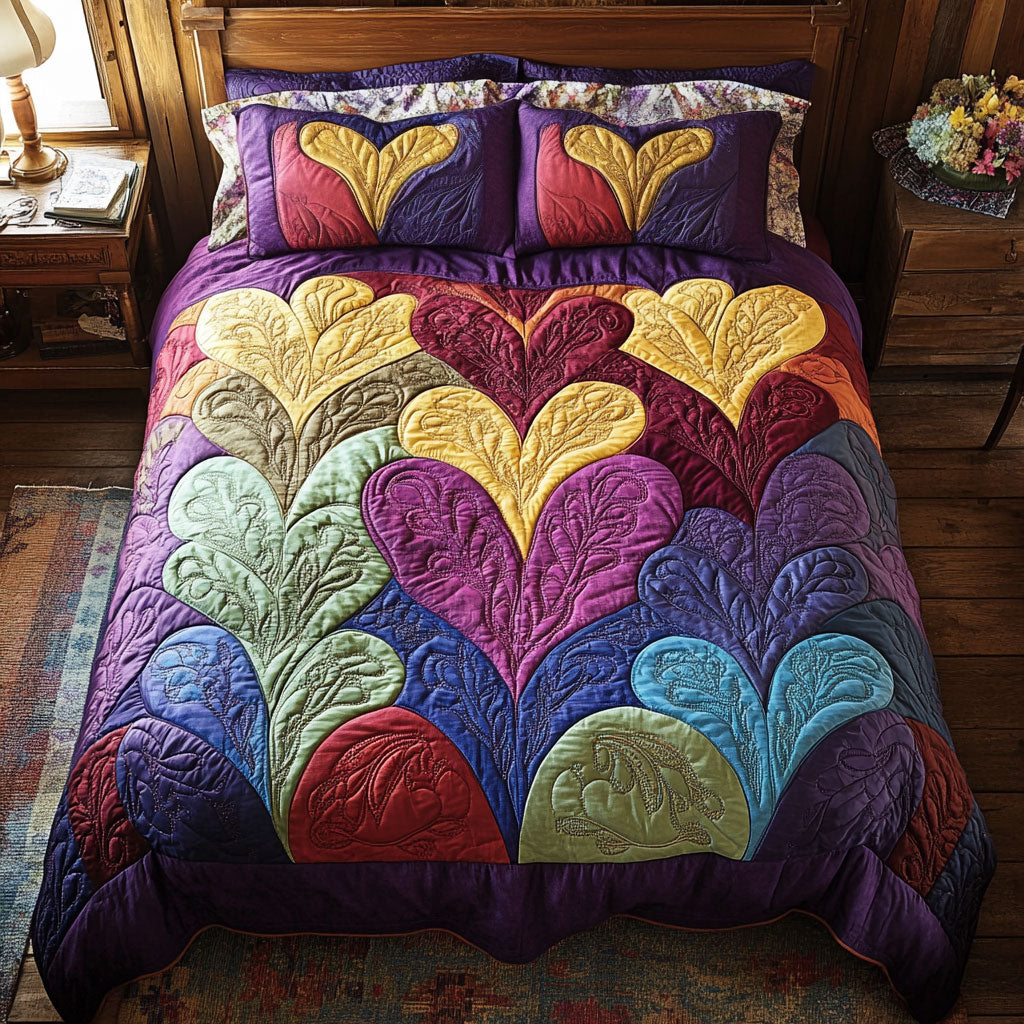 Colorful Heart WY1801006CL Duvet Cover Set