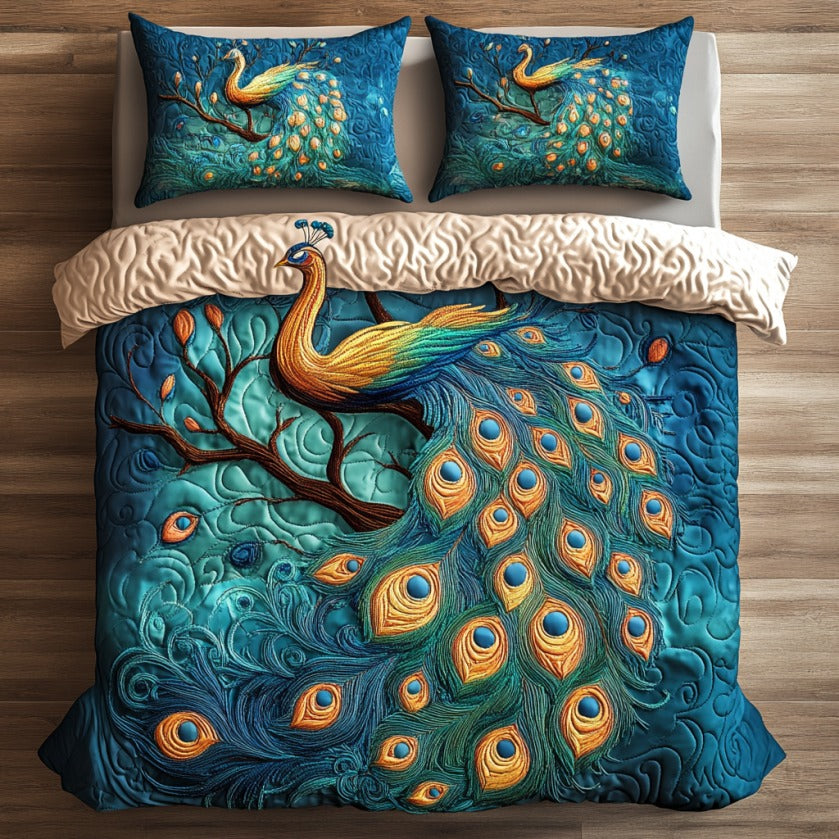 Charming Peacock XR2209012CL Duvet Cover Set