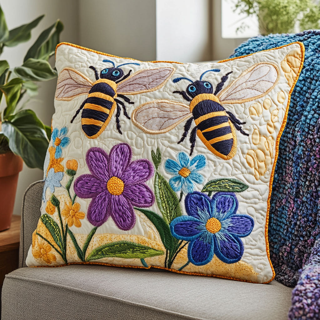 Flower Bee CW1007021CL Quilt Pillow Case