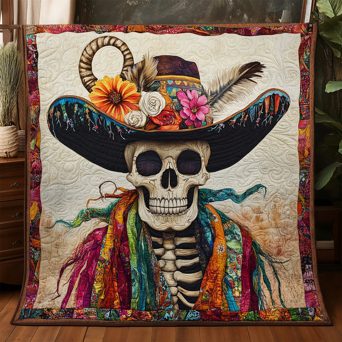 Majestic Skull WX0406033CL Quilt