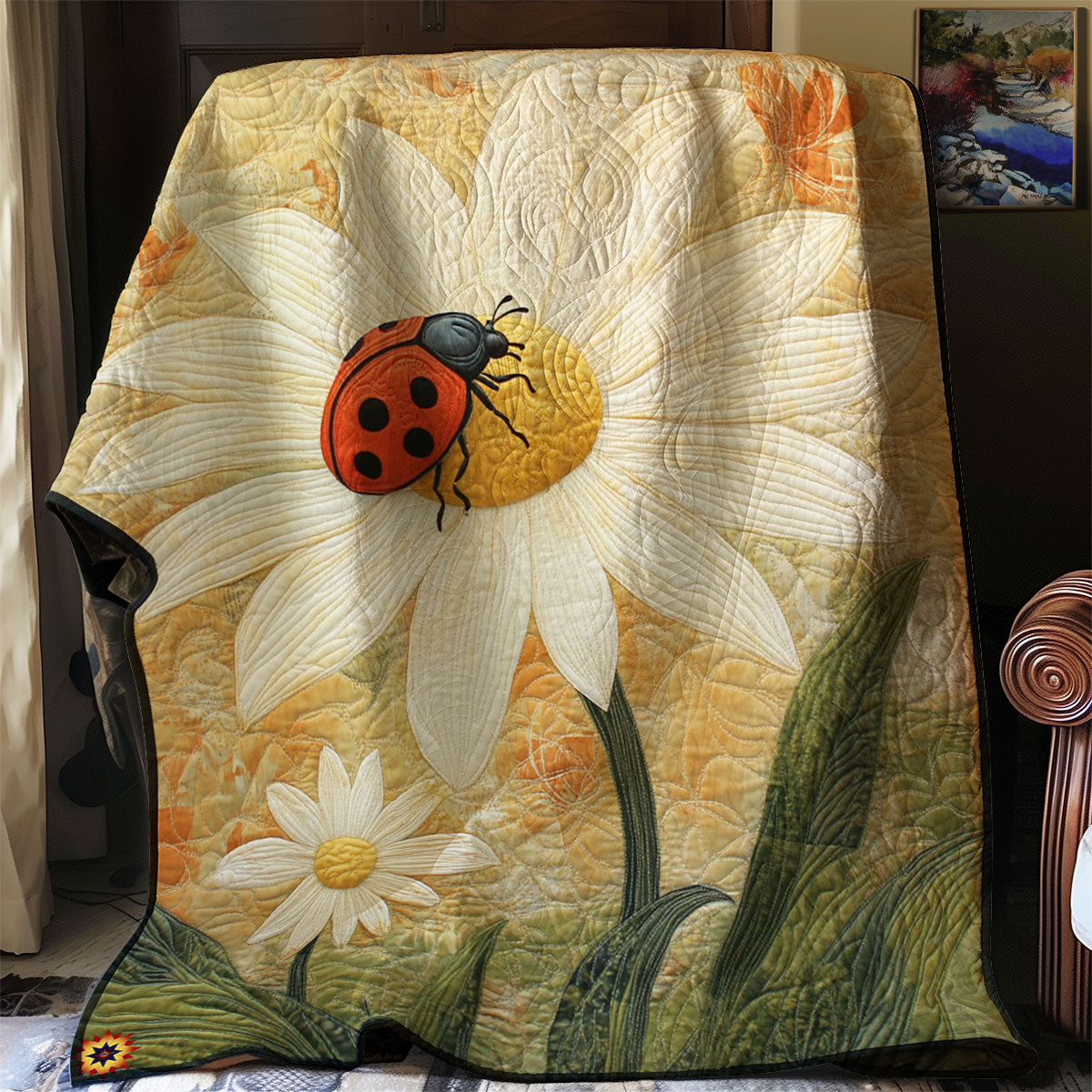 Daisy Ladybug WJ2012011CL Quilt