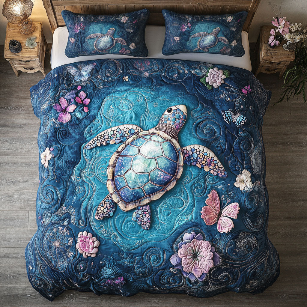 Garden In Deep Ocean WY13086CL Duvet Cover Set