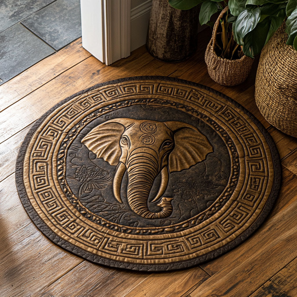 Guardian Herd CP0409059CL Quilted Round Mat