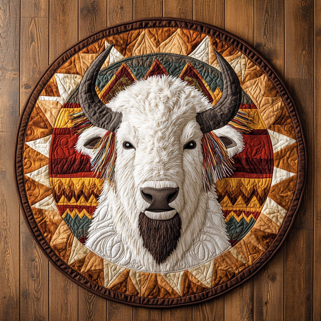 Buffalo Dawn CP1507015CL Quilted Round Mat