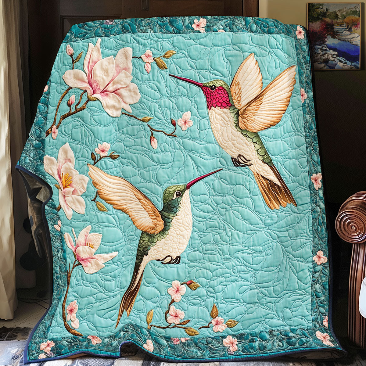 Hummingbird Duo WY2103051CL Quilt