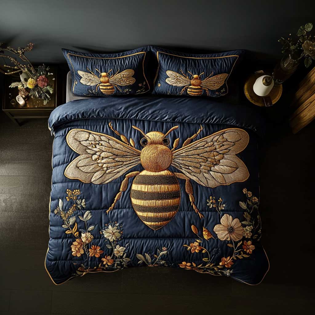 Floral Bee WN1202014CL Duvet Cover Set