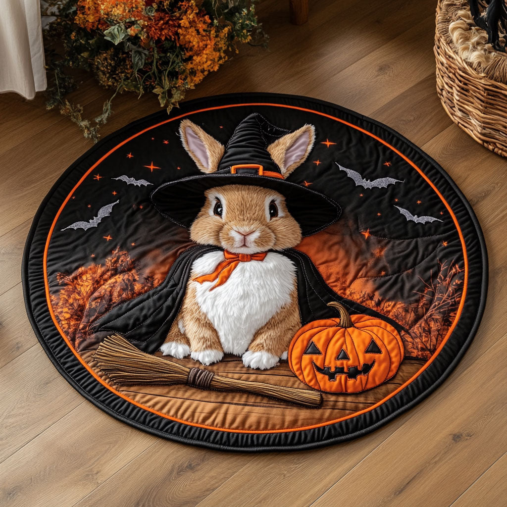 Enchanted Bunny CP0410057CL Quilted Round Mat