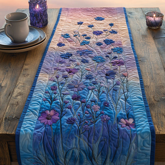 Floral Garden CW0906024CL Quilted Table Runner