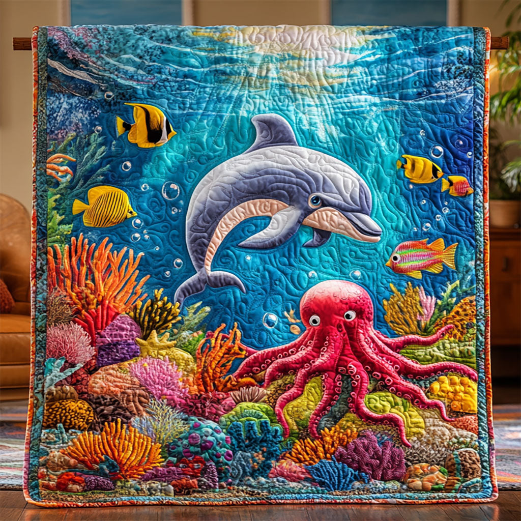 Sea Life WJ0504014CL Quilt