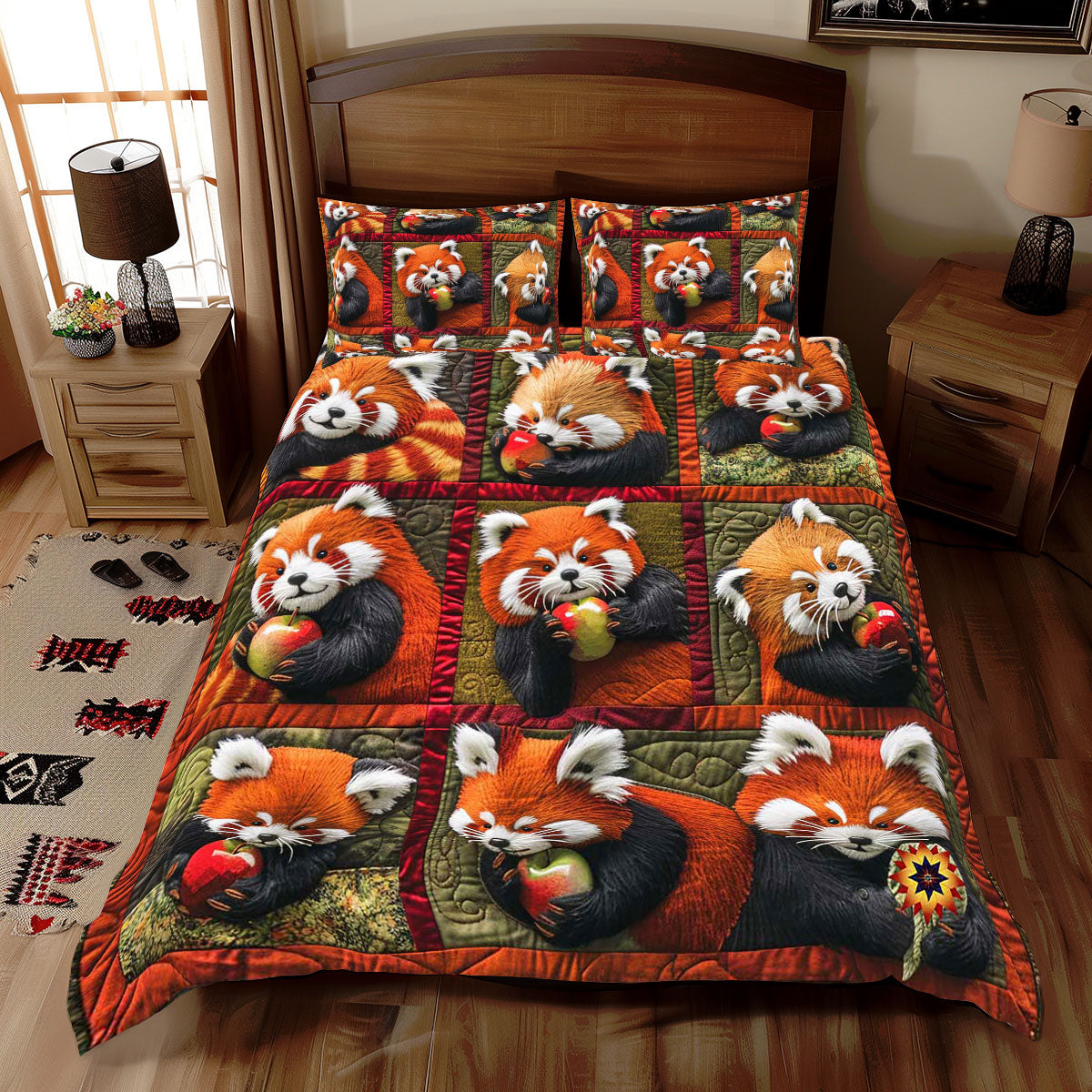 Lovely Red Panda WP2511016CL Duvet Cover Set