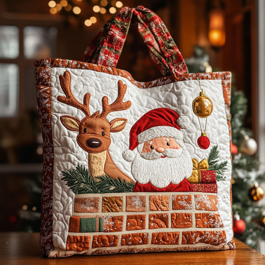 Holiday Cheer CW1811058CL Quilted Tote Bag