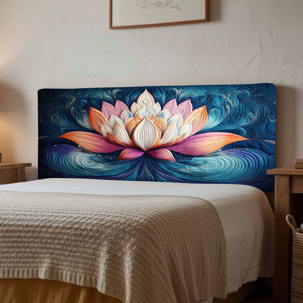 Eternal Lotus Mandala KL1112002CL Quilted Headboard Slipcover