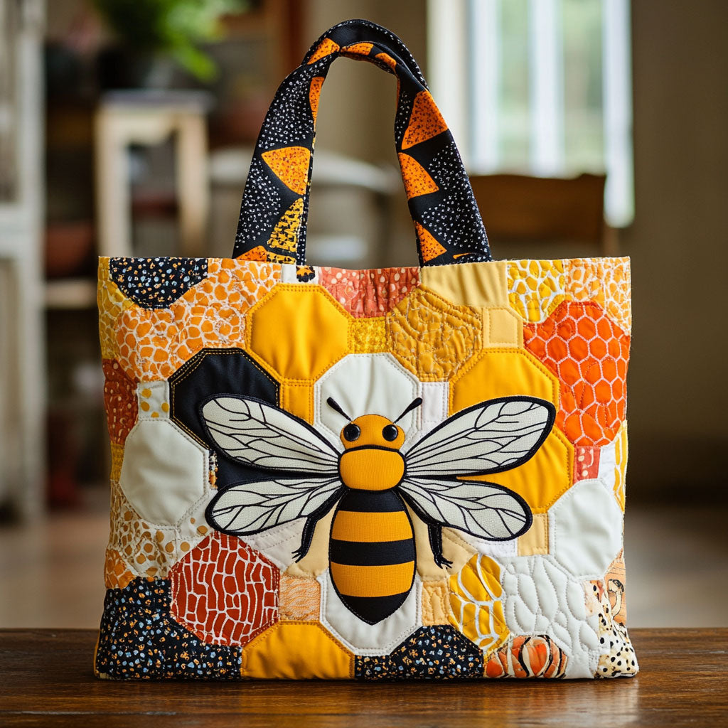 Bee Spirit CW1711017CL Quilted Tote Bag
