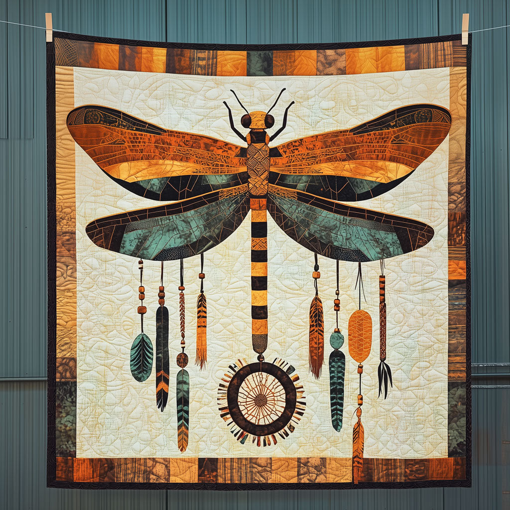 Majestic Dragonfly Dreamcatcher LT0310002CL Quilt