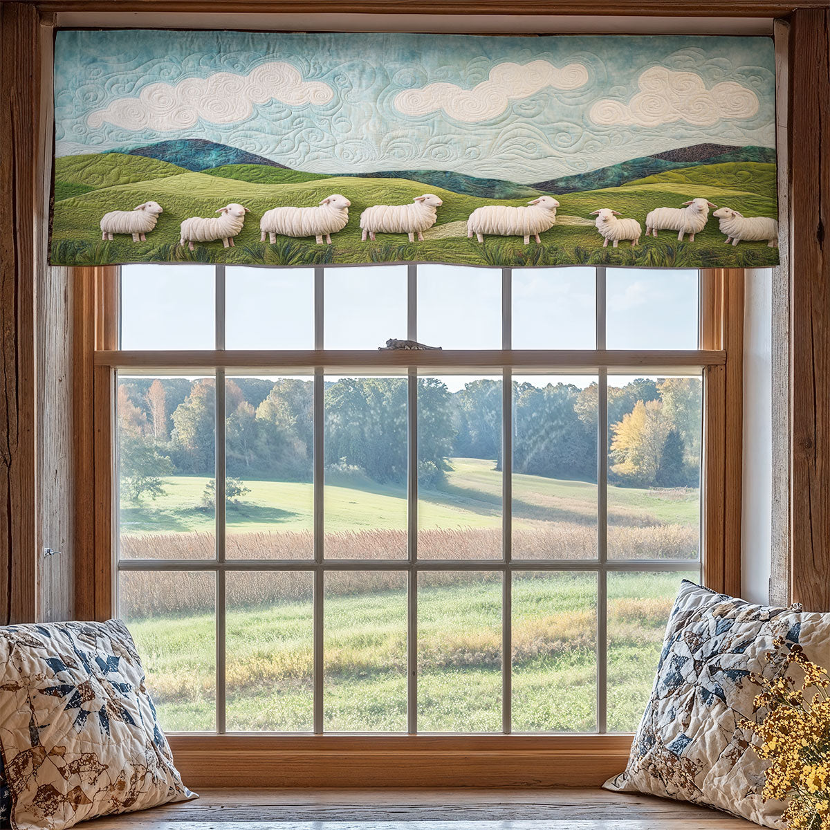 Sheep Mountain WX1405037CL Quilted Valance