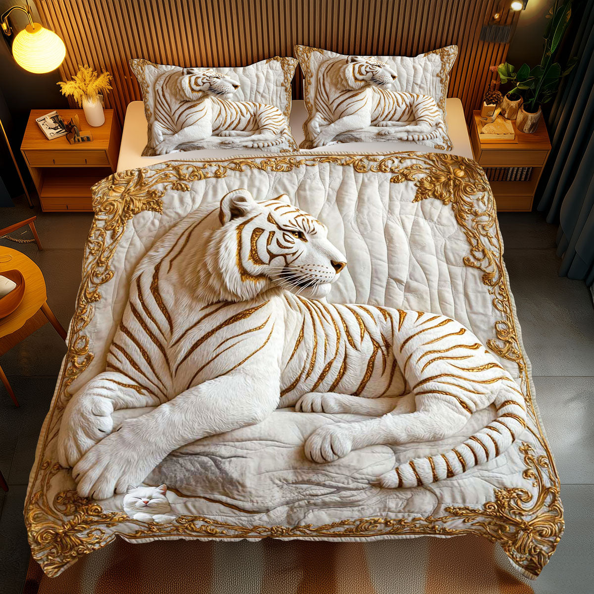 Majestic King Tiger WP2412059CL Duvet Cover Set