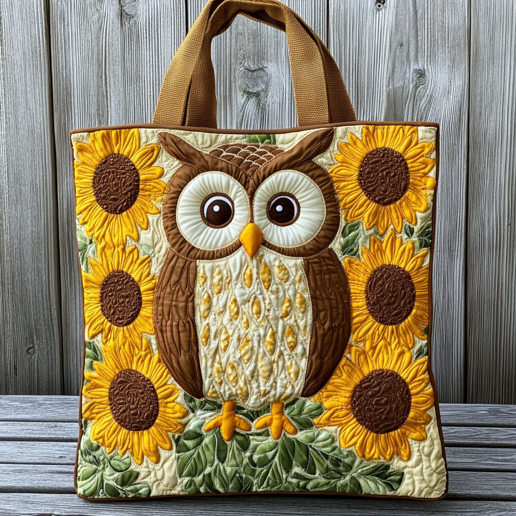 Owl Shine CP0110102CL Quilted Tote Bag
