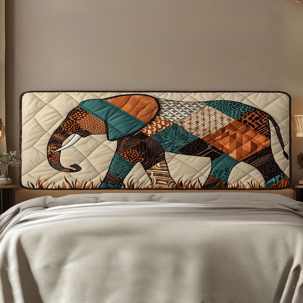 Earthtone Elephant WN1912008CL Quilted Headboard Slipcover
