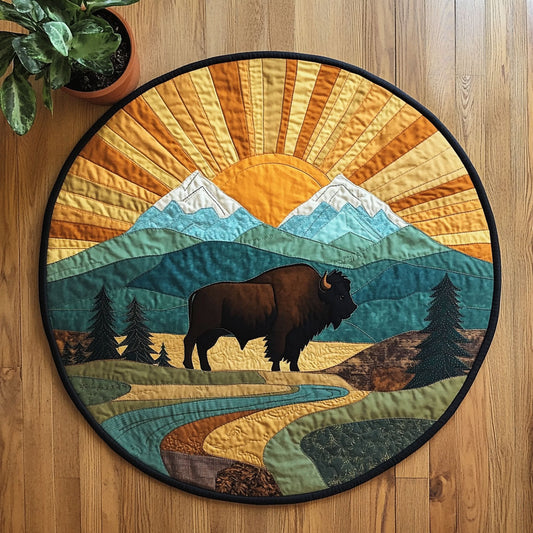 Wild Spirit CW1805027CL Quilted Round Mat