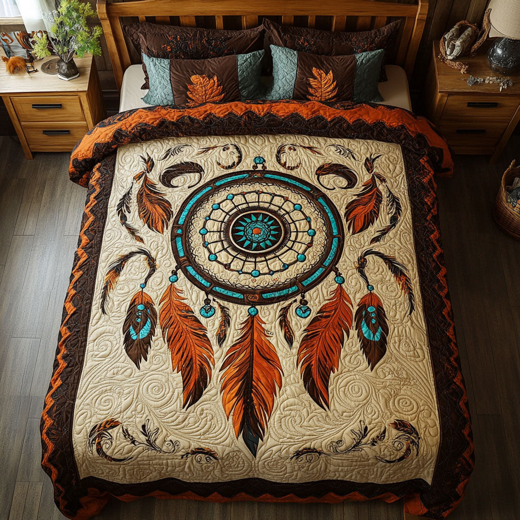 Beautiful Native Feather Dreamcatcher WY2901008CL Duvet Cover Set