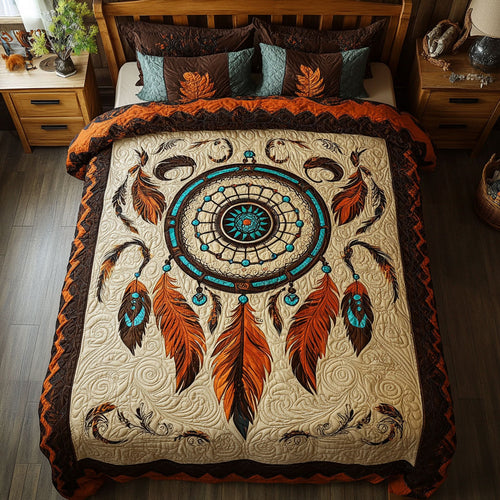 Beautiful Native Feather Dreamcatcher WY2901008CL Duvet Cover Set
