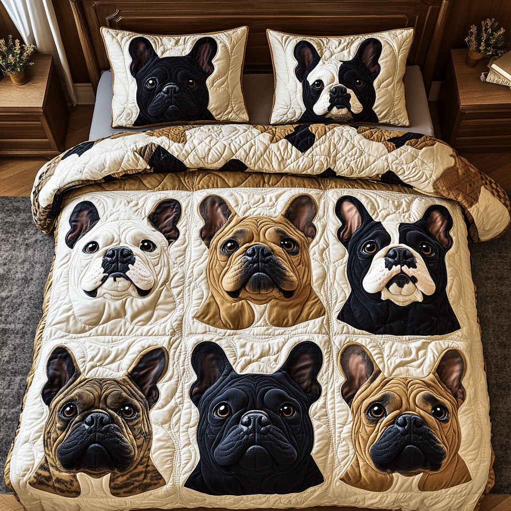 Bulldog Love CW1511011CL Duvet Cover Set
