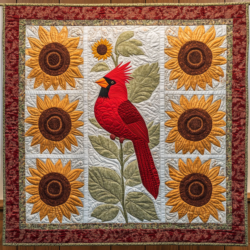 Sunny Cardinal CW2108044CL Quilt