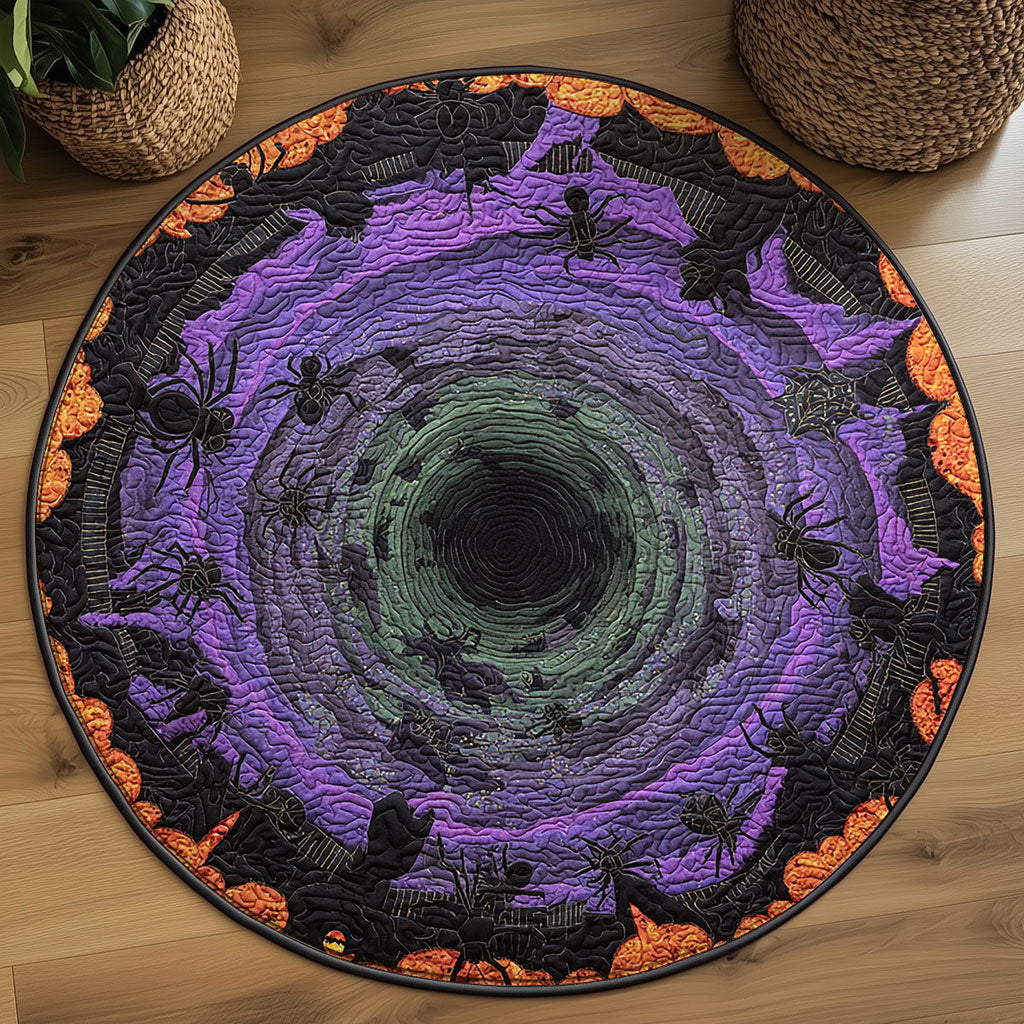 Iron Spider WN2909036CL Quilted Round Mat