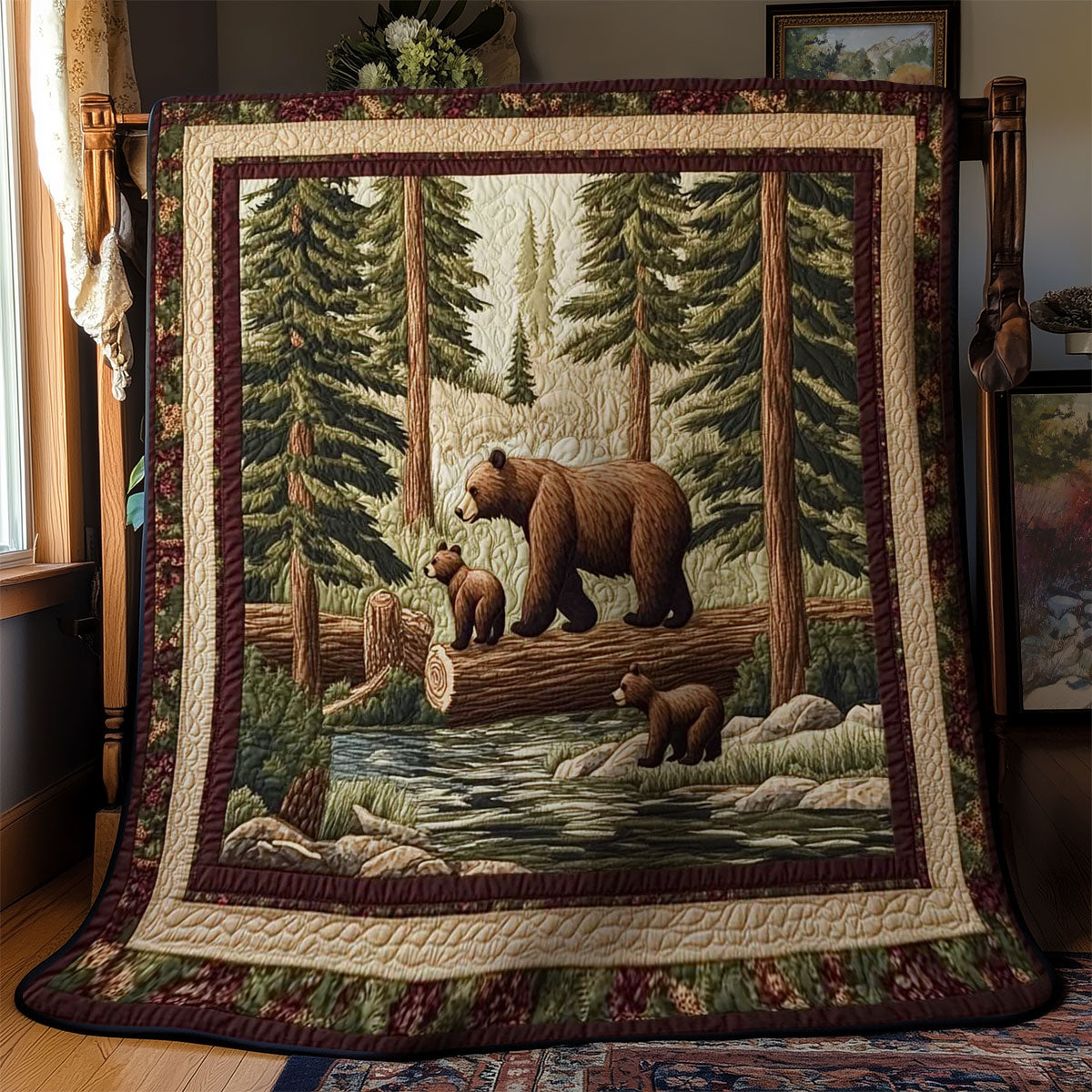 Wandering Bear WN0104059CL Quilt