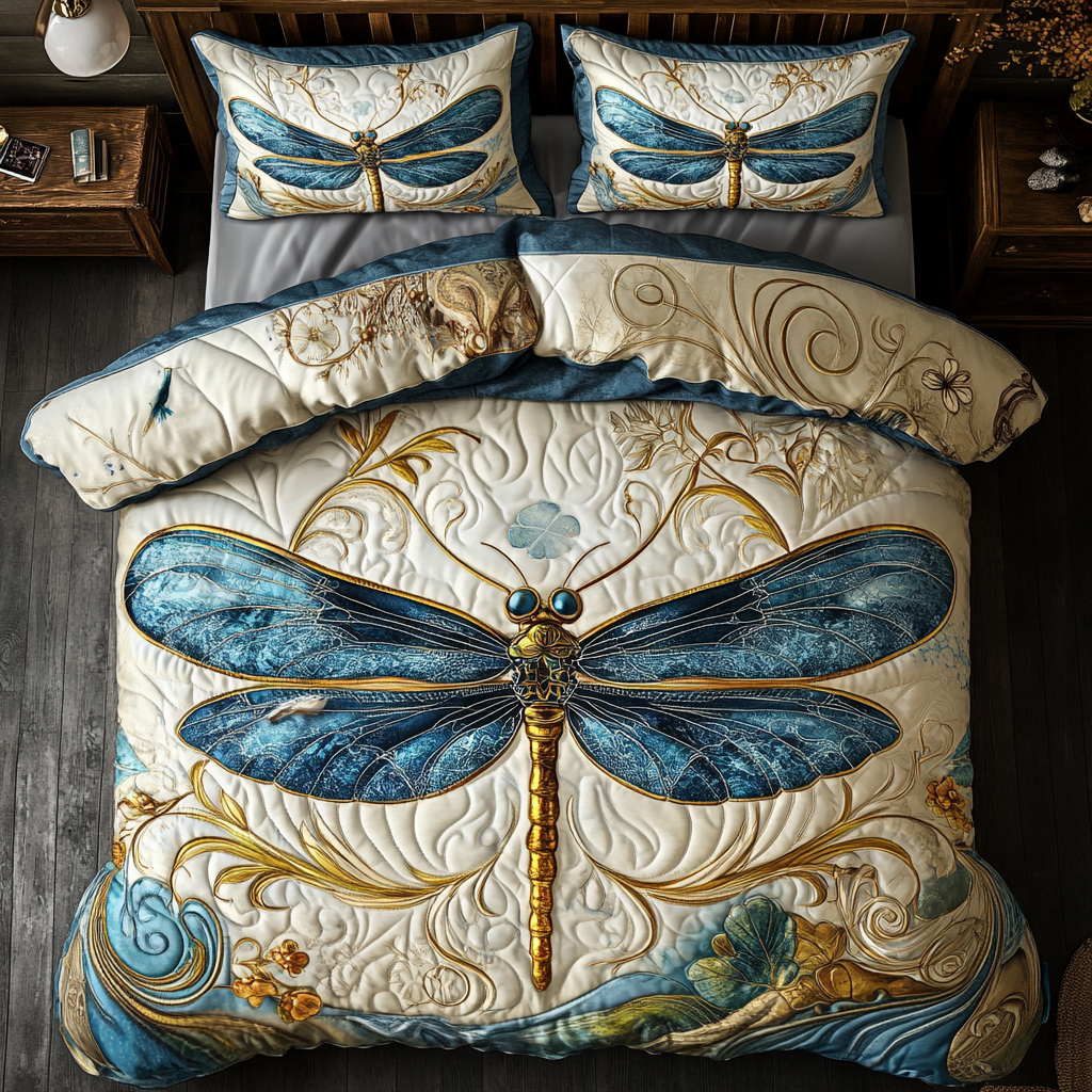 Golden Flutter XR2502002CL Duvet Cover Set