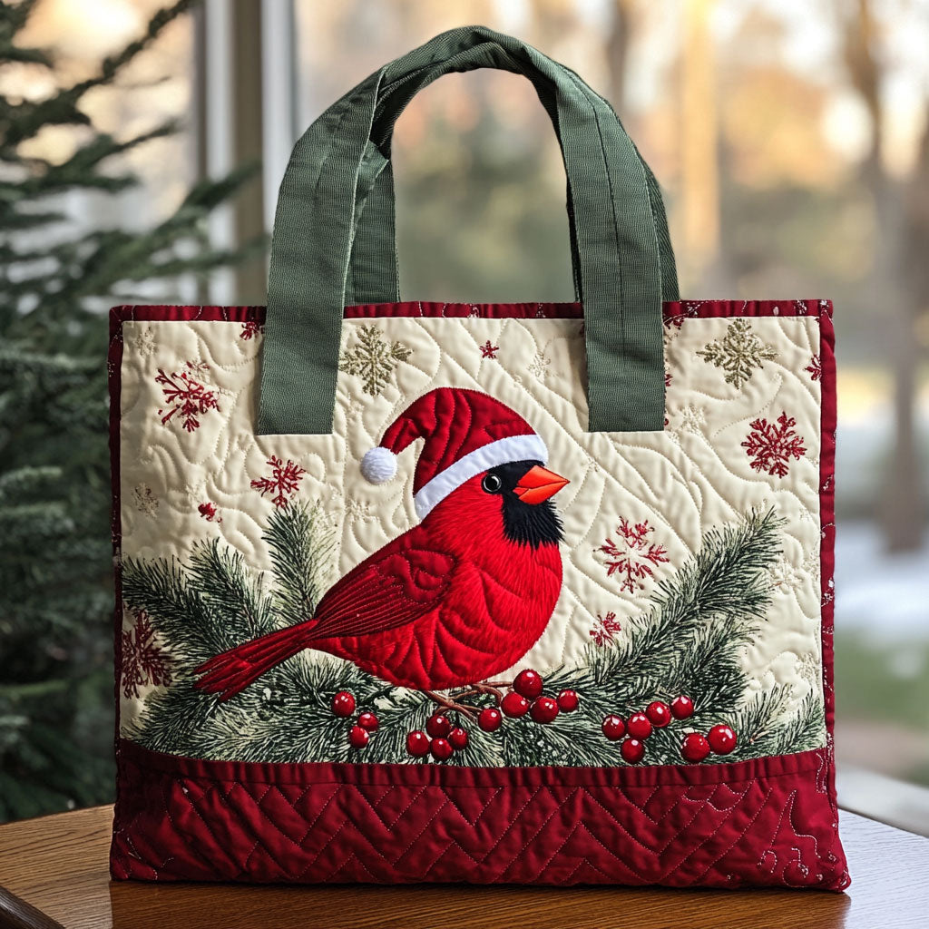 Holly Cardinal CP2409040CL Quilted Tote Bag