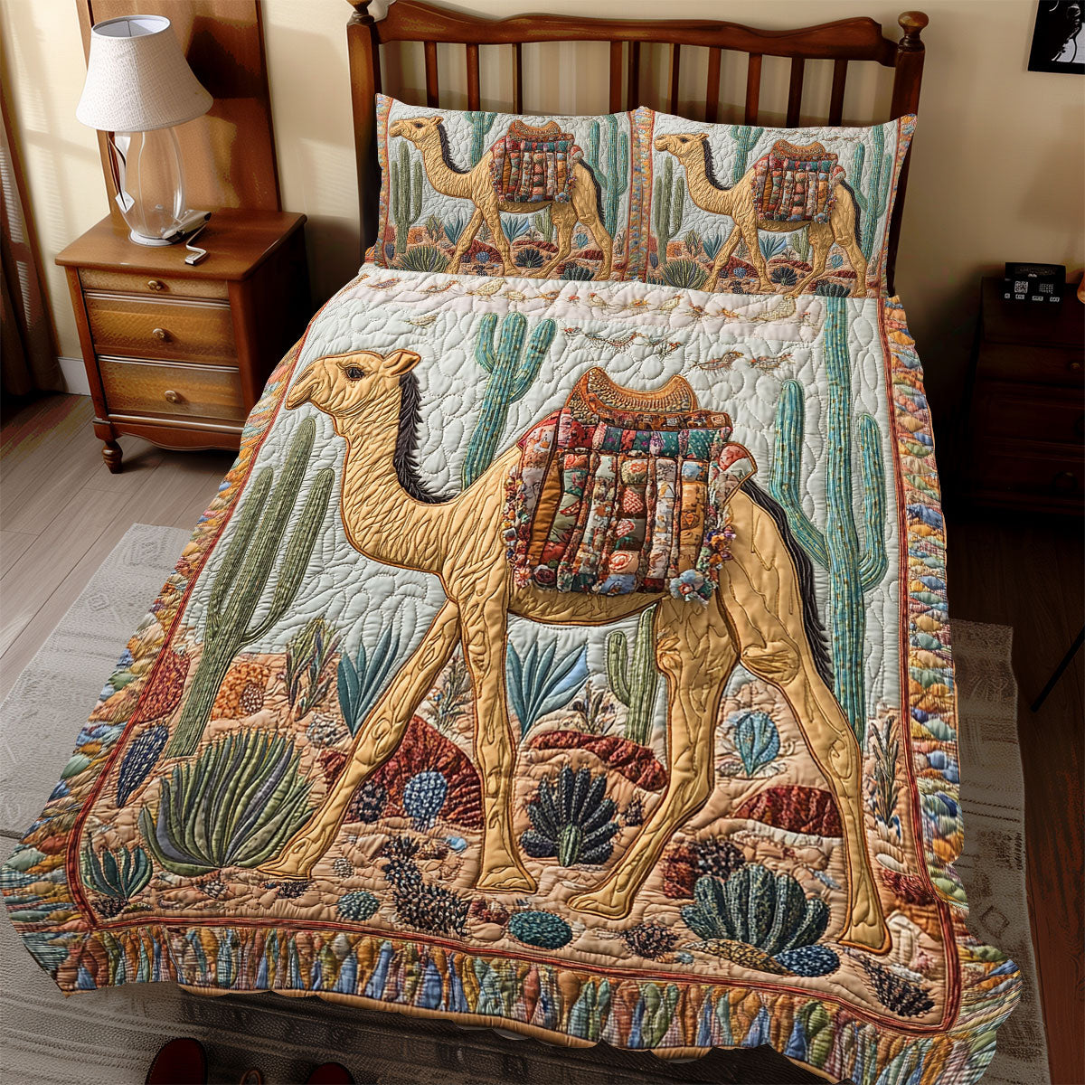Camel Cactus WX0712031CL Duvet Cover Set