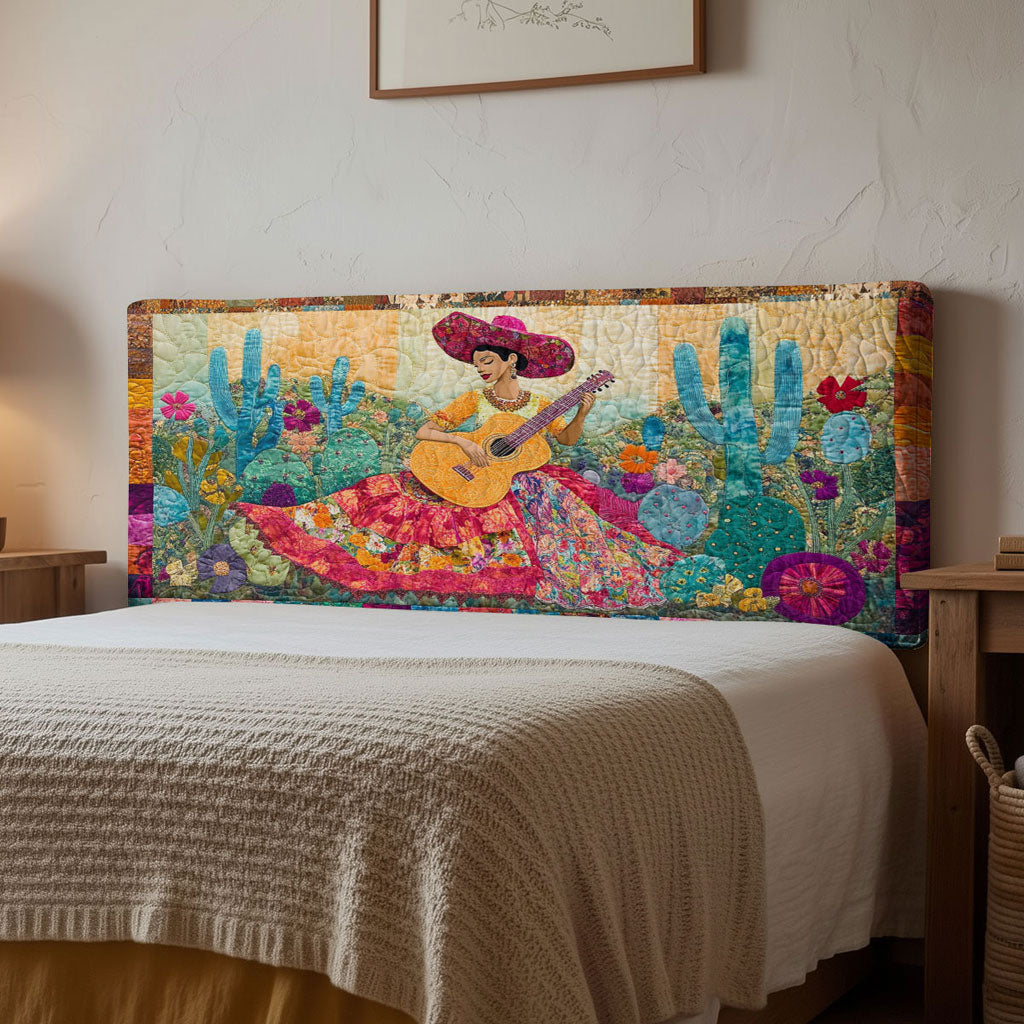 Mexican Mariachi Woman Harmony WN1112178CL Quilted Headboard Slipcover
