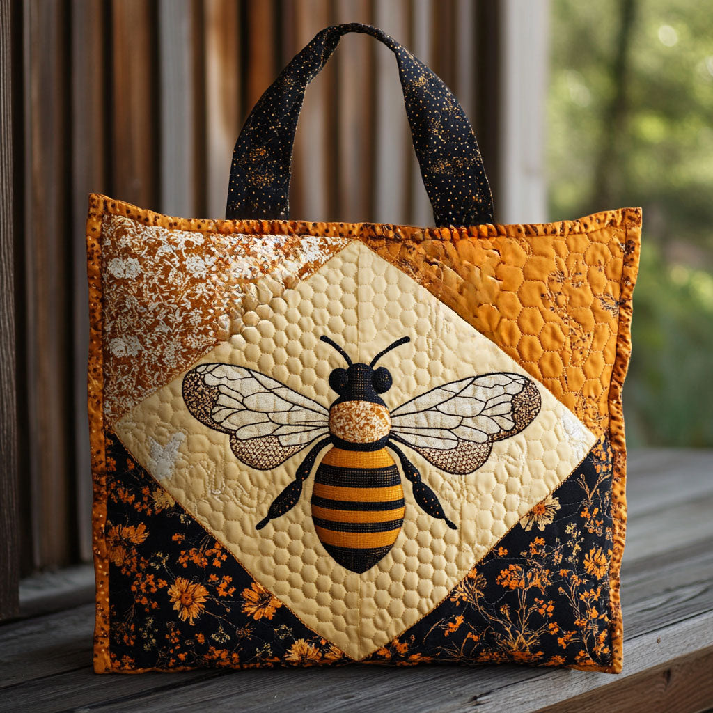 Honey Hills Bee WN1511053CL Quilted Tote Bag