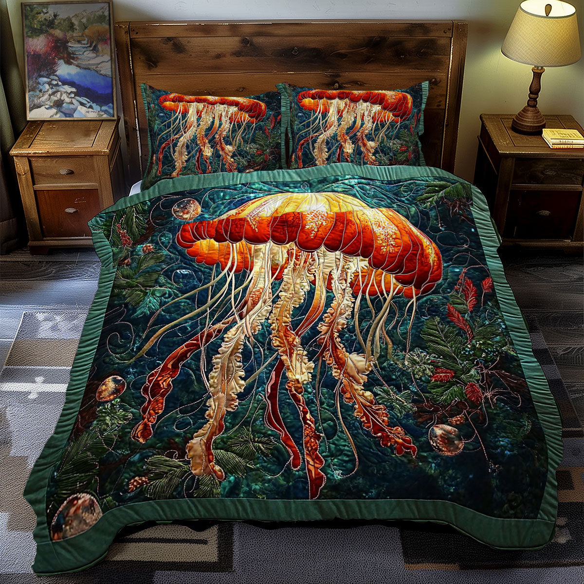 Sea Octopus WY1701109CL Duvet Cover Set