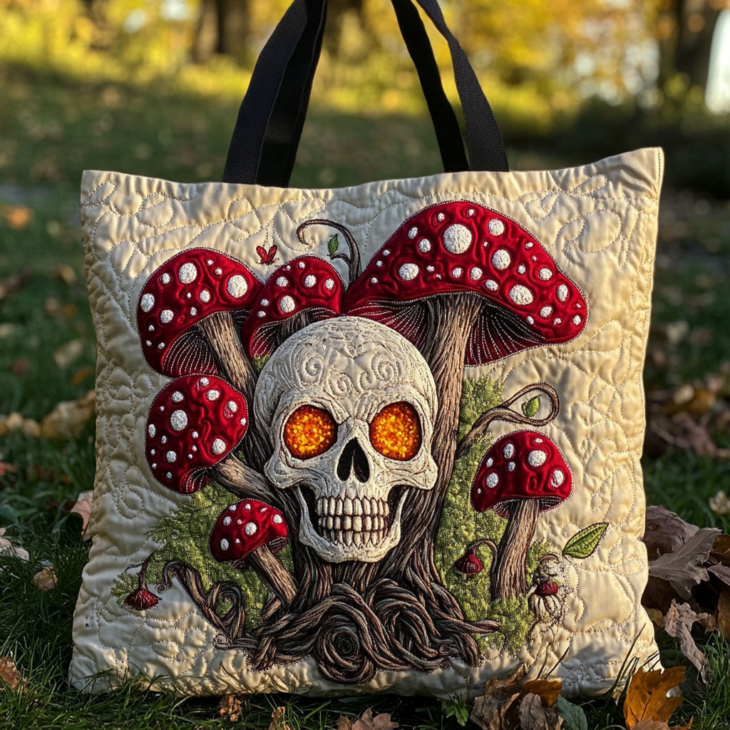 Fairy Skull WN2810029CL Quilted Tote Bag