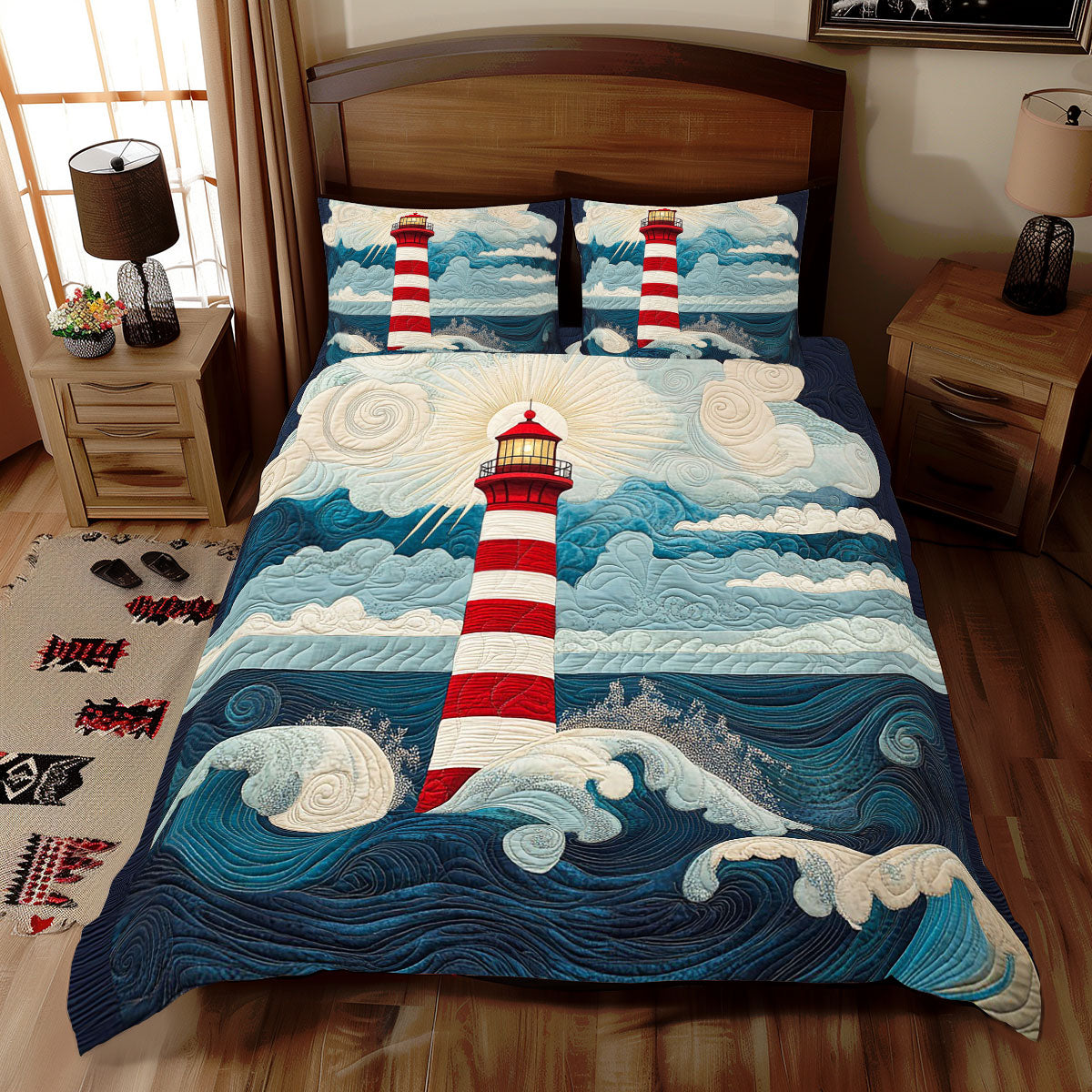 Lighthouse Storm WP2103011CL Duvet Cover Set