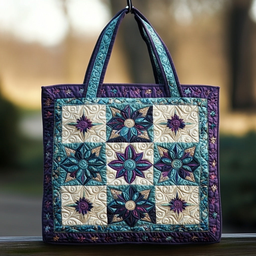 Star Block XR2611005CL Quilted Tote Bag